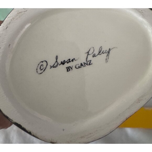 Susan Paley Ceramic Mug By Ganz Ganza Bella Casa Lucy Latte Jave Hand-Painted - Picture 6 of 6